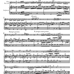 Aria, “Tremo fra’ dubbi miei,”  from <i>Scelta d‘Arie</i> for alto in F, followed by alto in G