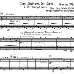 Excerpt from the middle of “Der Abschied”, from <i>Das Lied von der Erde</i>